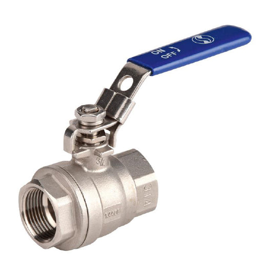 1" Stainless Steel Ball Valve 2 Piece Vented. VS6217