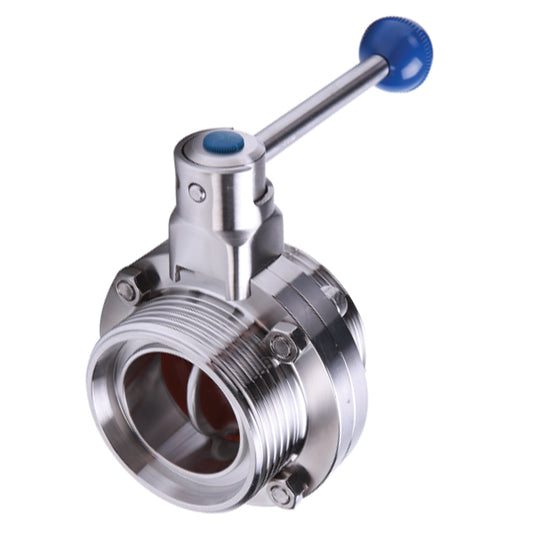 1" Stainless Steel Hygienic Butterfly Valve RTJ Ends.  VS 6174
