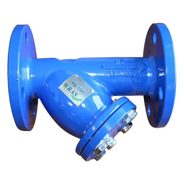 10" Weflo Cast Iron Y Strainer Flanged PN16 WRAS Approved  VS5145