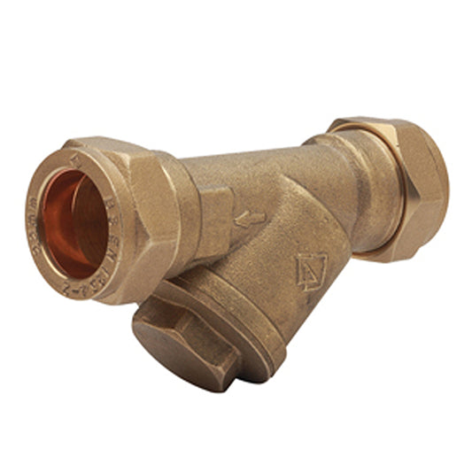 15mm cr brass y type strainer lv2500
