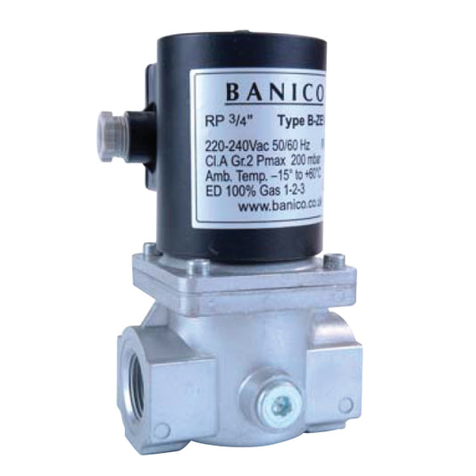 2 1 2 solenoid operated gas safety shut off valve flanged pn16 automatic reset gg8960f