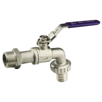 3/4" Stainless Steel Hose Bibtap with Hose Connection Lockable. VS 6156
