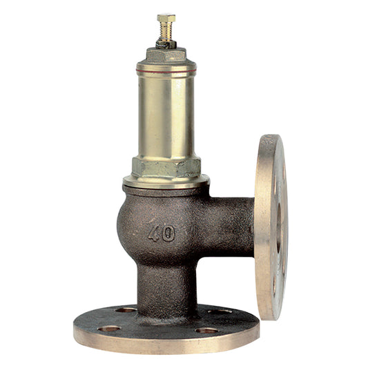 3" FP Brass Bronze Spring Safety Relief Valve Angle Pattern. VS1090