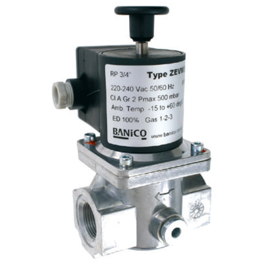3" Solenoid Operated Gas Safety Shut-off Valve - Flanged PN16 - Manual Reset - GG8965F