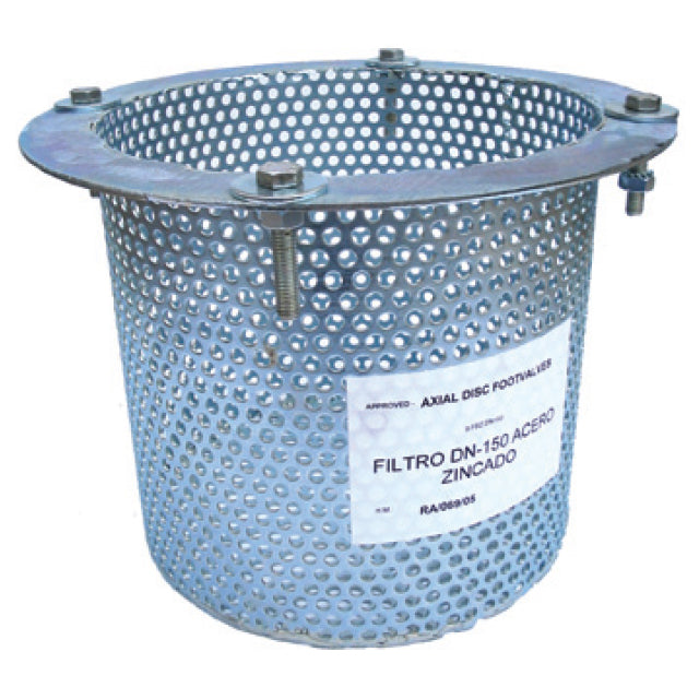 4" Polix Zinc Coated Steel Strainer  VS9750