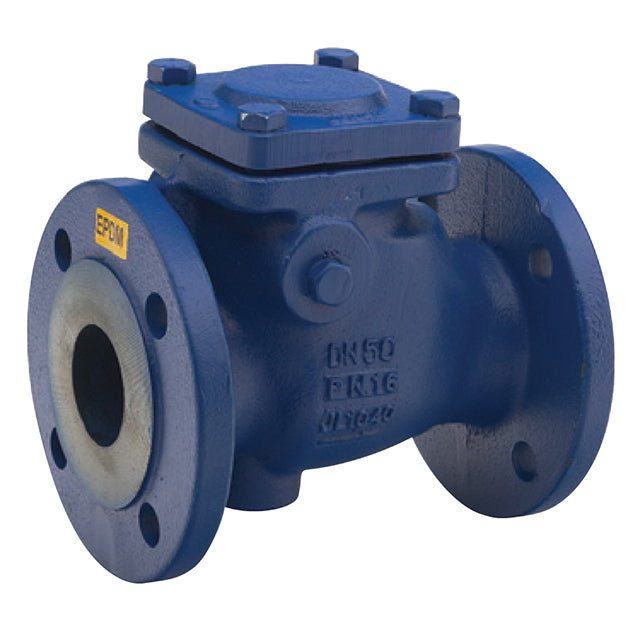 5" Zetkama Cast Iron Check Valve Flanged PN16 Stainless Steel Seat A-Range. VS5172A