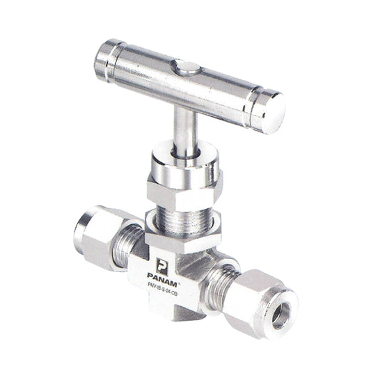 6mm Panam Stainless Steel Needle Valve Compression Ends Metric. VS8763